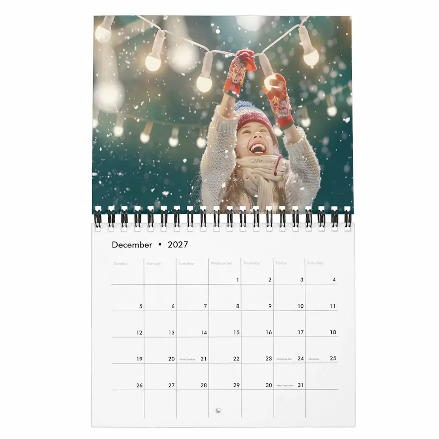 2027 Pets Custom Photo Create Your Own Calendar thumbnail 12