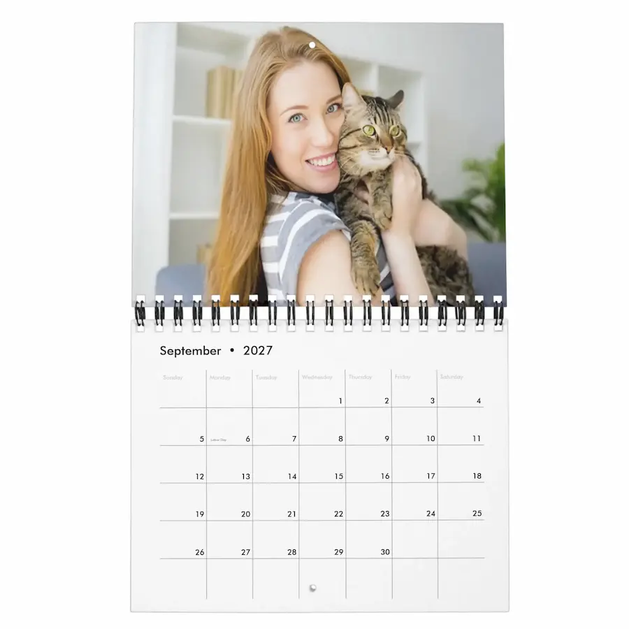2027 Pets Custom Photo Create Your Own Calendar thumbnail 9